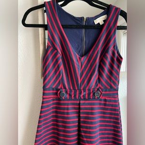MONTEAU ❤️💙Striped Mini Dress